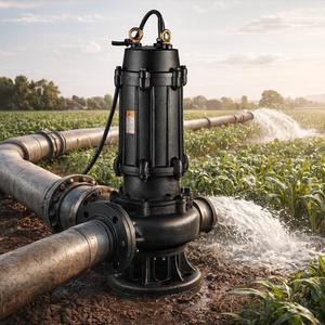 Bomba Sumergible Vertical de Acero Inoxidable de Acoplamiento Cerrado <span class=keywords><strong>QW</strong></span>, Sin Obstrucciones, Control Totalmente Automático para Uso Agrícola - Product Image 1