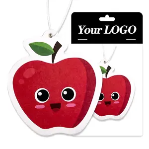 מעצב מותאם אישית אישית למזכרות לוגו תליית פרי תפוח אוויר מטהר אבטיח
