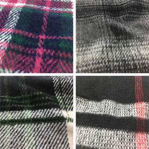 Multicolour Plaid <strong>Tartan</strong> Fleece Garment Check Wool Polyester Tweed Fall Yarn Dyed Fabric for <strong>Lady</strong> Suit Overcoat Fabric - Product Image 5