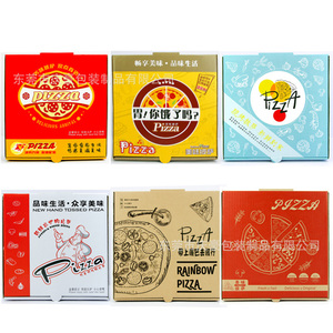 Boîtes personnalisées avec logo, vente en gros, machine d'impression de carton ondulé, prix bas, fabricants de boîtes à pizza biodégradables rondes - Product Image 2