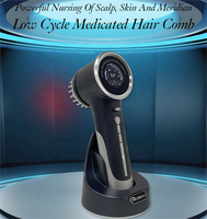 Meiboyi M920S OEM ODM masseur de cheveux électrique dispositif de cuir chevelu avec chauffage par Vibration EMS LED lumière rouge prix d'usine pour commande en gros