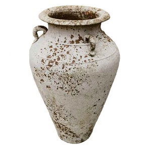Fournisseur chinois d'arrangements de <span class=keywords><strong>fleurs</strong></span> séchées simples, pots de plantes en céramique de style rétro - Product Image 4