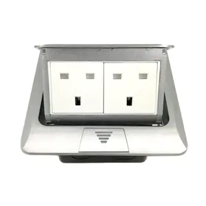 waterproof hidden pop-up type floor socket box outlet electrical plugs sockets