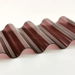 ที่มีคุณภาพสูงฟิลิปปินส์ราคา0.8มิลลิเมตรแผ่นลูกฟูกโพลีคาร์บอเนตแผ่นหลังคาพลาสติกสำหรับเรือนกระจกหลังคาสำหรับขาย - Product Image 1