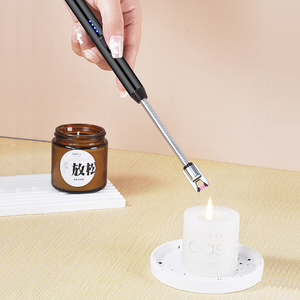 Vente en Gros Briquet Électronique Bougie Cuisine Plasma Arc Usb Rechargeable Briquet Électrique <span class=keywords><strong>pour</strong></span> Poêle Support LOGO Personnalisé - Product Image 2