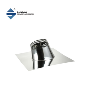 <span class=keywords><strong>Cheminée</strong></span> Arc-en-ciel 6 pouces en acier inoxydable et silicone avec garniture de toit et garantie de 5 ans - Product Image 4