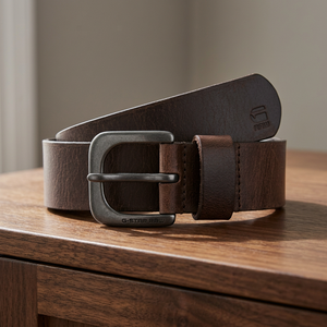 Ceinture en cuir véritable très demandée pour hommes – Vente en gros, fabrication sur mesure par un fournisseur indien - Product Image 1