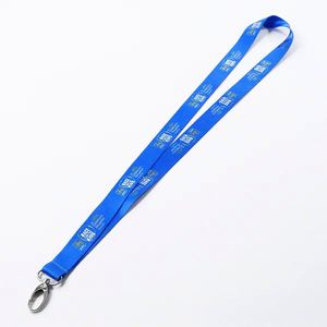 Factory Supplier Custom Logo Cheap Price Wrist Woven Lanyard Pvc Plastic <b>Accessories</b> With Lanyard Keychain - Product Image 1