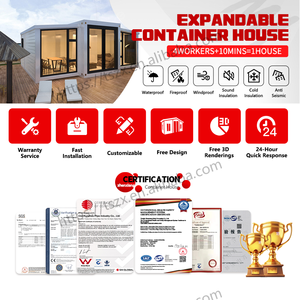 Casa Prefabbricata Compatta con 2, 3, 4 Camere da Letto, Casa Modulare Prefabbricata 20ft 40ft, Casa Container Espandibile - Product Image 6