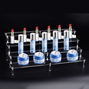 Giá đỡ màn hình <span class=keywords><strong>Acrylic</strong></span> rõ ràng nhiều lớp cupcake hình hiển thị Mỹ phẩm hiển thị <span class=keywords><strong>Acrylic</strong></span> đứng risers - Product Image 2