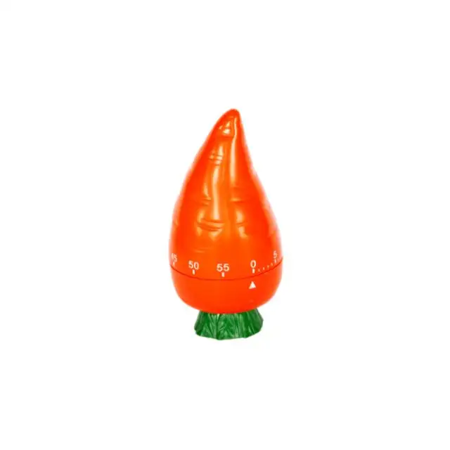 Hot Sell Cute Design Carrot Shape Timer Mechanical Countdown Timer for Kitchen Appliance
