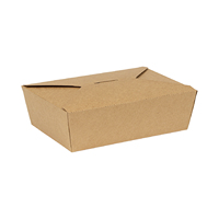Boîte en carton kraft de qualité alimentaire personnalisée avec laminage pour la restauration, les déjeuners à emporter, les emballages à emporter