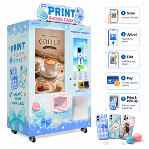 Máquina expendedora de fundas para teléfonos con pantalla dual para zonas de aeropuerto, equipo para galerías de arte - Product Image 5