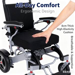 Lechi Hard 3001 Rolstoel Voor Lichtgewicht Verstelbare Rugleuning Opvouwbare Vierwielige Revalidatie Rolstoel - Product Image 6