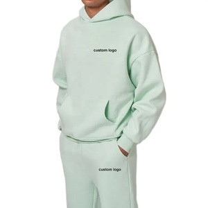 Chất Lượng Cao Trống Đồng Bằng Tùy Chỉnh 2-Mảnh Baggy Tracksuit Mùa Đông Giá Rẻ Giá Quá Khổ Mens Tracksuit <span class=keywords><strong>Set</strong></span> - Product Image 4