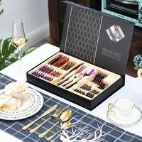 Promo Vente Flash : Services de Table Modernes en Acier Inoxydable avec Coffret Cadeau et Kit d'Ustensiles