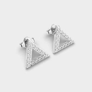 Classic Round Brilliant Moissanite Stud <b>Earrings</b> 925 Sterling <b>Silver</b> Elegant Fine Jewelry Daily Wear for Women - Product Image 3
