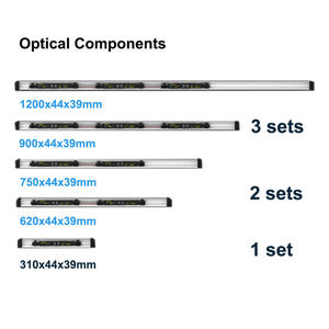 Capteur de sécurité de porte automatique à cellule photoélectrique laser M-227L 310/620/750/900/1200 mm, capteur de rideau de lumière infrarouge pour moteur de <span class=keywords><strong>portail</strong></span> <span class=keywords><strong>battant</strong></span> - Product Image 1