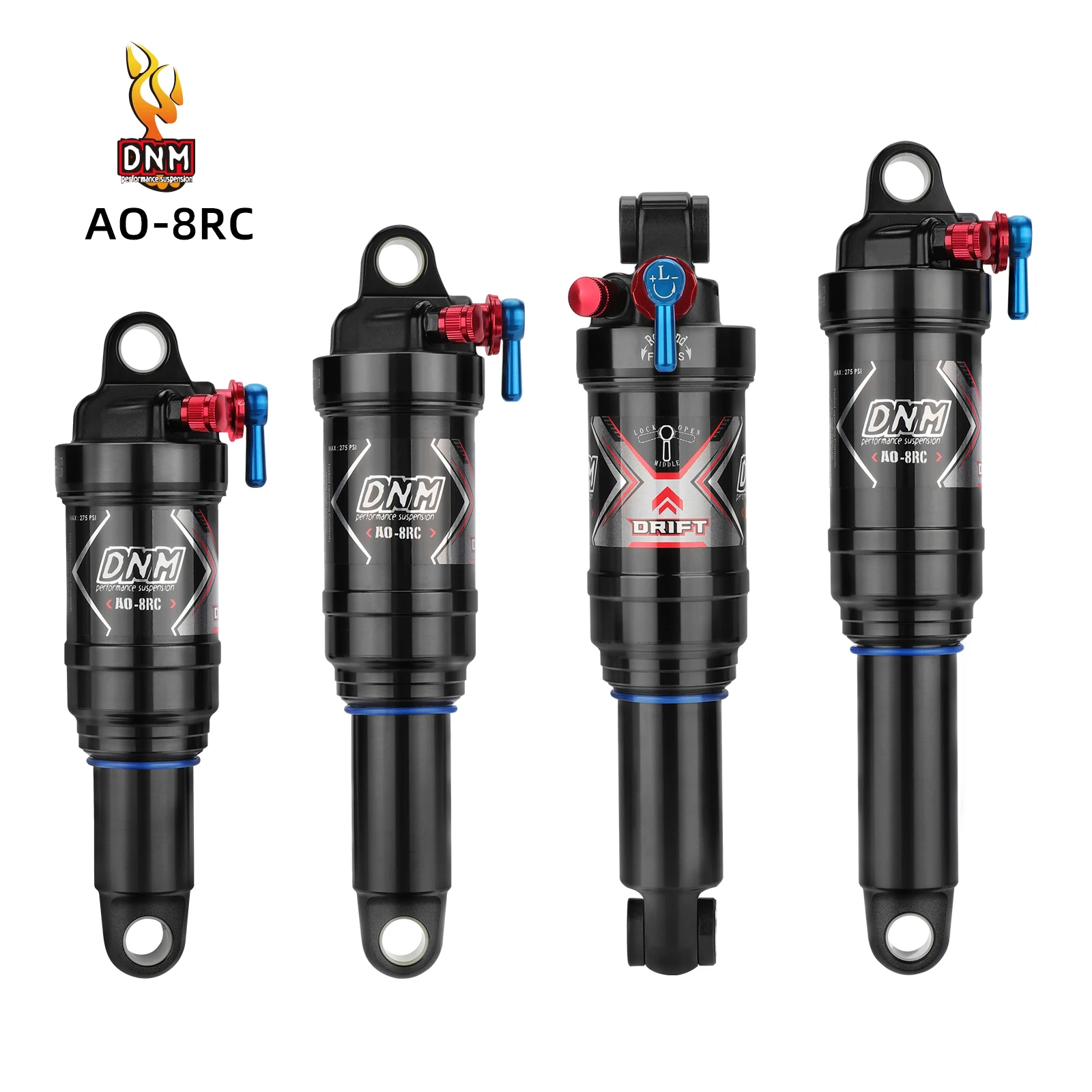 DNM AO-8RC Bike Air Shock Absorbers - Durable & Versatile