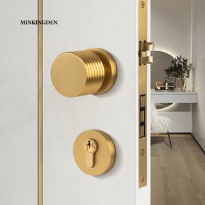 Nhà Máy khuyến mãi núm đồng thau một mặt vô hình Khóa cửa gỗ hiện đại căn hộ nhà xây dựng phòng ngủ - Product Image 6