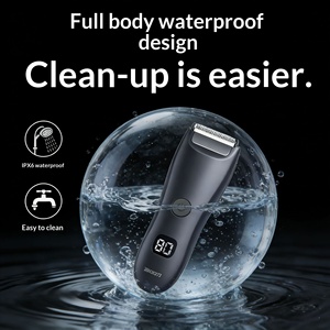<span class=keywords><strong>Tondeuse</strong></span> électrique étanche pour maillot <span class=keywords><strong>de</strong></span> bain et zone intime, pour hommes et femmes, pour l'épilation corporelle à usage domestique - Product Image 2