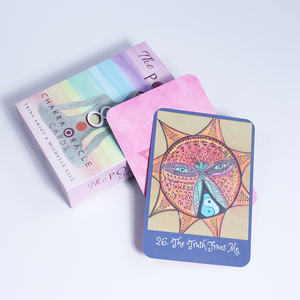 Impresión personalizada de buena calidad al por mayor puede personalizar el logotipo con la caja de la manga Misteriosas cartas de <span class=keywords><strong>Tarot</strong></span> de oráculo - Product Image 3