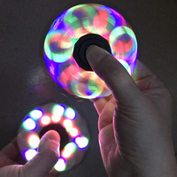 Spinner LED programmable avec affichage de message, design tendance