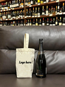 Precio al por mayor Color sólido logotipo personalizado algodón lona cubo bolso Popular vino bolsa portátil de fondo redondo bolsas de lona - Product Image 3