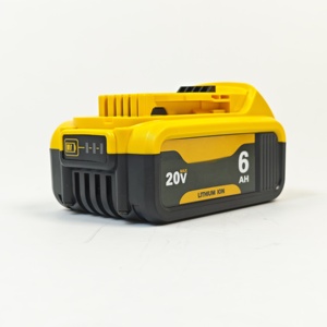 DCB206แบตเตอรี่6Ah 20V XR ของ dewallt แบตเตอรี่ลิเธียมไอออนที่ใช้งานได้ยาวนานสำหรับเครื่องมือไฟฟ้าไร้สายทั้งหมด dewallt 20V - Product Image 1