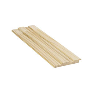 Revêtement mural en lattes de bois de pin traditionnel mature recouvert de Moldurarte, résistant aux chocs, en noyer, avec revêtement pour animaux de compagnie - Product Image 1