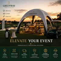 Tente gonflable personnalisée CATC pour événements de golf et clubs de plein air |   Marquee Spider Premium Étanche à l'Air |   Tente d'hôtellerie de luxe en Oxford 400D