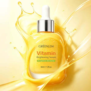 เซรั่มวิตามินบำรุงผิวหน้า GREENLEM สูตรวีแกน ช่วยปรับผิวกระจ่างใส พร้อมไฮยาลูรอนิค แอซิด และกระชับรูขุมขน ขนาด 30 มล. รับผลิตแบรนด์ส่วนตัว - Product Image 2