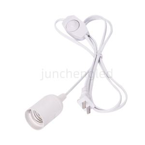Lamp Base <strong>E27</strong> <strong>E14</strong> EU Hanging Pendant LED Light Fixture Bulb Socket Holder Cord <strong>Adapter</strong> With On/Off Switch - Product Image 1