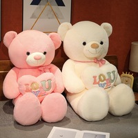 Ours en peluche le plus vendu, en polyester, design coussin moelleux, cadeau idéal pour la Saint-Valentin et les anniversaires