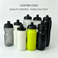 Bouteille d'eau compressible personnalisée 600 ml avec logo, anti-fuite, vente en gros, fournisseur direct d'usine OEM, cadeau pour événement