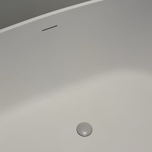 <span class=keywords><strong>Baignoire</strong></span> en pierre artificielle confortable Texture en ardoise <span class=keywords><strong>Baignoire</strong></span> de trempage en pierre artificielle autoportante à surface solide - Product Image 3