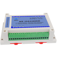 Output Relay Ethernet 4 Output Relay 8 input Analog RS485 & Modbus TCP industri DIN-Rail MODUL I/O