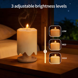 Night <b>Light</b> Aroma Machine Waterless Essential Oil Diffuser Nebulizer Ambient Mood Intensity Control - Product Image 5