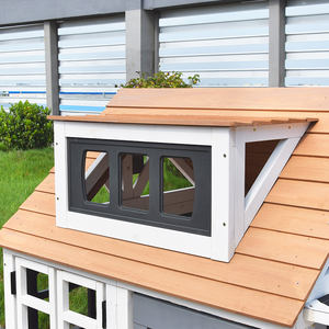 Maisonnette de jeu extérieure en bois blanc avec comptoir et banc, magasin de jeu d'extérieur pour enfants avec tableau noir et auvent - Product Image 4