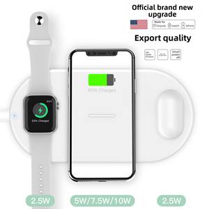 Cargador Tres en Uno para Reloj Modelo S8, Compatible con Teléfonos y Auriculares, Carga Inalámbrica y Rápida - Product Image 3