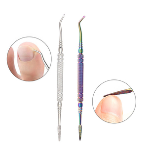 Professional Pedicure Tool <strong>Ingrown</strong> <strong>Toenail</strong> <strong>Lifter</strong> Double Ended Stainless Steel <strong>Ingrown</strong> Nail File - Product Image 4