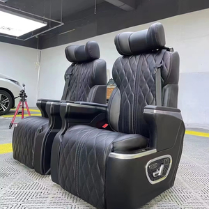YLA Luxury Vip Asientos delanteros <span class=keywords><strong>Asiento</strong></span> de pasajero de autobús de lujo con silla plegable pequeña <span class=keywords><strong>Asiento</strong></span> de cubierta de piel gruesa para Vito Hiace Sprinter - Product Image 1