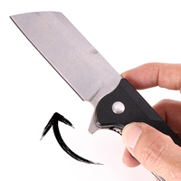 Couteau pliant de poche EDC extérieur-Couteau portable à usage quotidien, outil d'autodéfense et de survie pour le camping