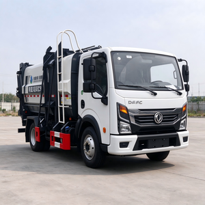 รถบรรทุกขยะติดตั้งกระบะข้าง Dongfeng Dolica แบบยกเทขยะอัตโนมัติสำหรับขาย - Product Image 1