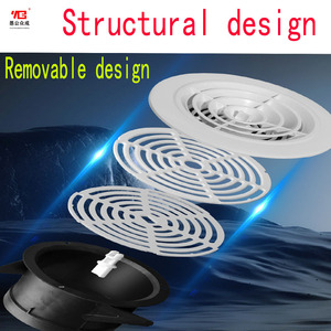 Spot Groothandel Rond Plafond Luchtverspreider Plastic Pvc Ventiel Grille - Product Image 5
