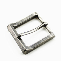 Boucle à ardillon robuste en alliage de zinc couleur canon de 35 mm pour ceintures en cuir véritable pour hommes