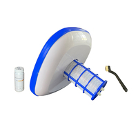 Ioniseur de piscine à énergie solaire, purificateur d'eau flottant, nettoyeur de piscine à électrode en cuivre, réduit le chlore et maintient l'eau de la piscine claire