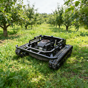 Petite tondeuse robotisée à chenilles télécommandée à essence avec démarrage électrique, haute productivité, garantie 3 ans, personnalisable - Product Image 2