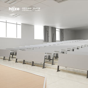 โต๊ะเก้าอี้พับได้โลหะ รุ่น HOZE HS-3207 ทันสมัย ทนทาน เหมาะสำหรับโรงเรียน วิทยาลัย โรงพยาบาล - ออกแบบตามหลักสรีรศาสตร์ สำหรับใช้งานเชิงพาณิชย์ - Product Image 3