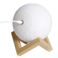PVC Lunar Light Gift ricaricabile 16 colori Touch Change Remote Printing Globe 3D Printed Moon Lamp